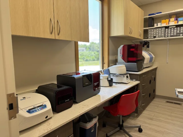 The lab section