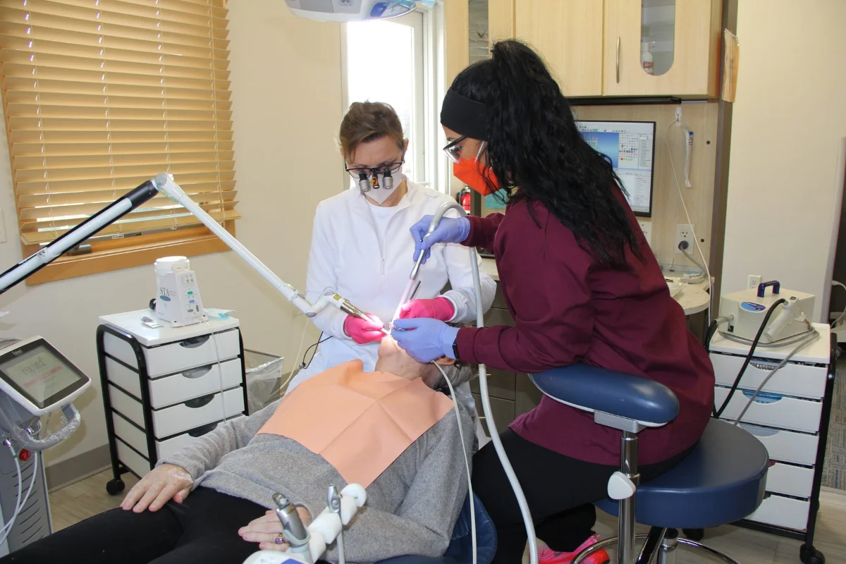 Dr. Ilies at work